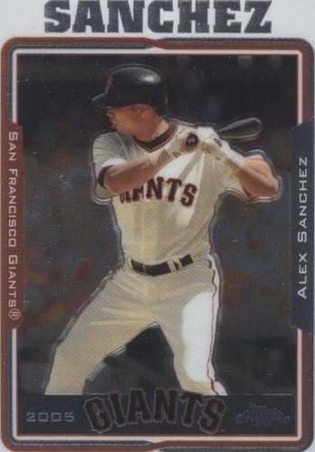 2005 Topps Chrome Update & Highlights - Alex Sanchez #UH55