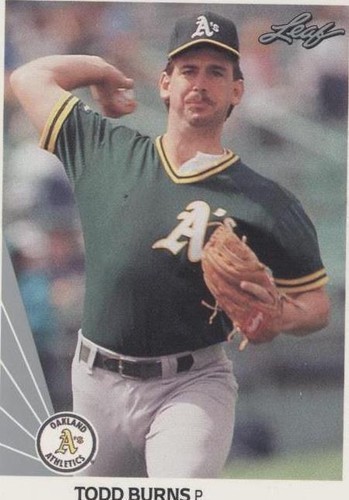 1990 Leaf - Todd Burns #458