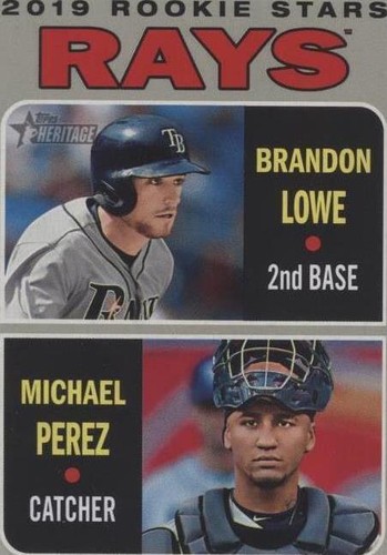 2019 Topps Heritage - Brandon Lowe Michael Perez #9