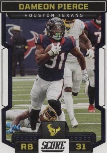 2023 Score Dameon Pierce #2