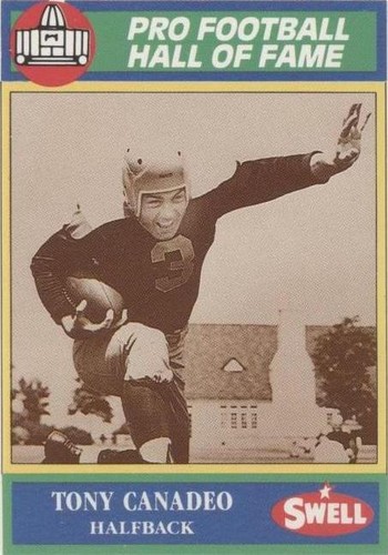1990 Swell Pro Football Hall of Fame Tony Canadeo #88