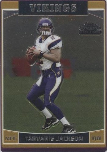 2006 Topps Chrome Tarvaris Jackson #254
