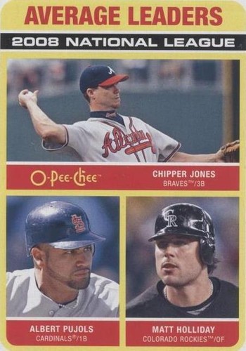 2009 O-Pee-Chee - Albert Pujols Chipper Jones Matt Holliday #532