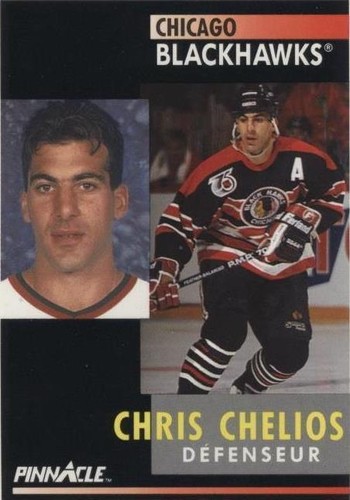 1991-92 Pinnacle French - Chris Chelios #58