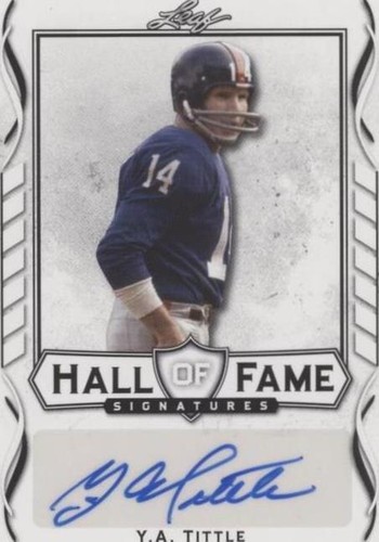 2021 Leaf Signature Y.A. Tittle #HOF-YAT