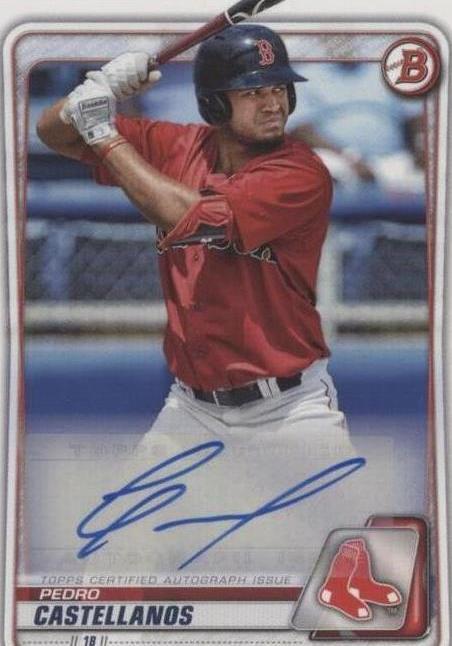 2020 Bowman - Pedro Castellanos #PA-PC