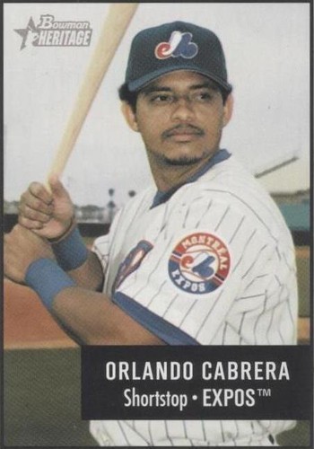 2003 Bowman Heritage - Orlando Cabrera #152