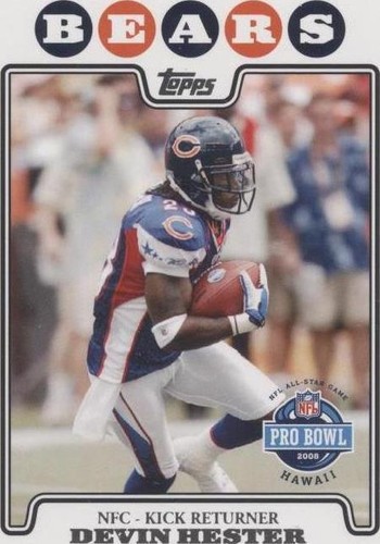 2008 Topps Devin Hester #313