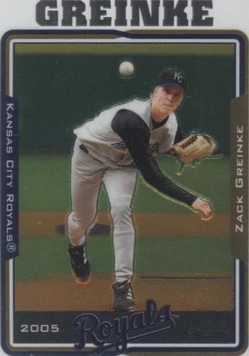 2005 Topps Chrome - Zack Greinke #408