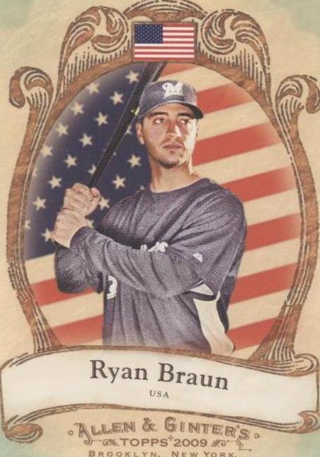 2009 Topps Allen & Ginter's - Ryan Braun #NP62