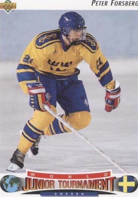 Cubierta superior 1992-93 - Peter Forsberg #235