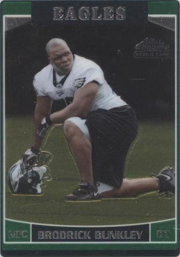 2006 Topps Chrome Brodrick Bunkley #189