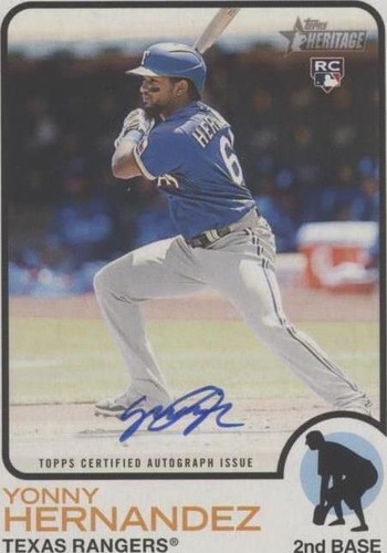 2022 Topps Heritage - Yonny Hernandez #ROA-YH