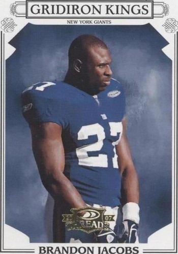 2007 Donruss Threads Brandon Jacobs #PGK-3