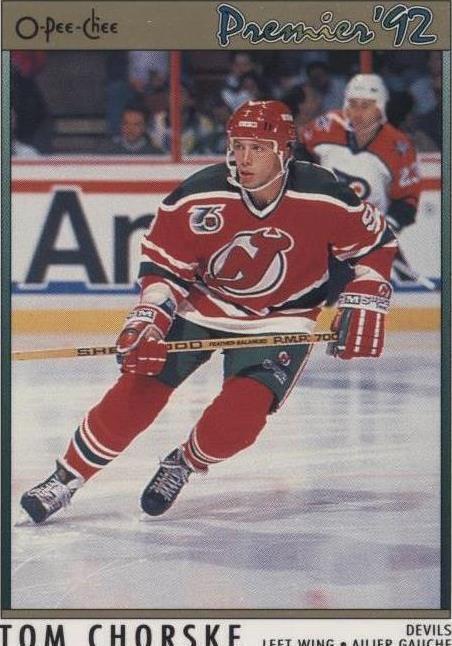 1991-92 O-Pee-Chee Premier - Tom Chorske #91