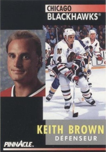 1991-92 Pinnacle French - Keith Brown #154