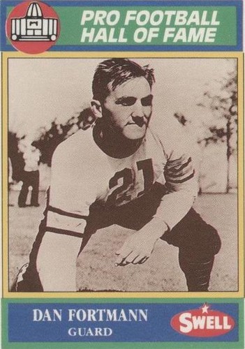 1990 Swell Pro Football Hall of Fame Dan Fortmann #25
