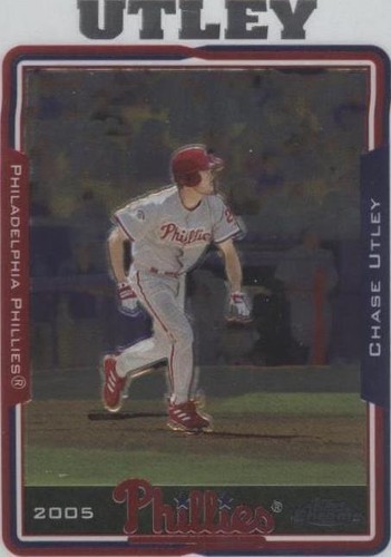 2005 Topps Chrome - Chase Utley #345