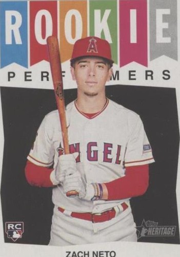 2023 Topps Heritage High Number - Zach Neto #RP-4
