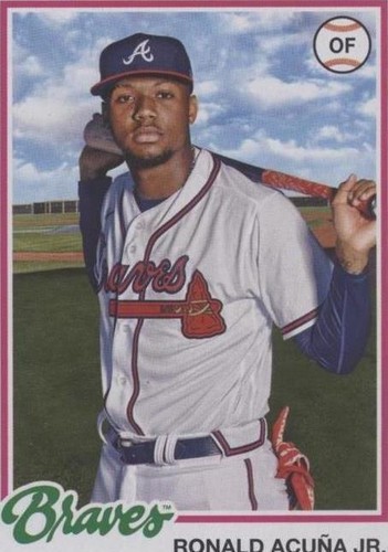 Bryan Acuna 2022年直書き直筆サインカード　75枚限定 2022 Topps - Ronald Acuna Jr. - Stars of MLB - Red /75