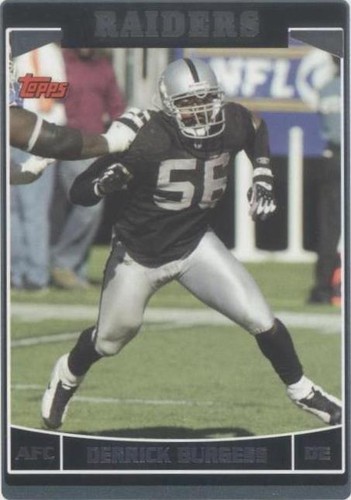 2006 Topps Derrick Burgess #108