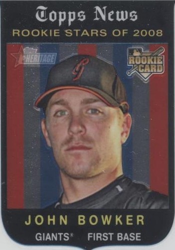 2008 Topps Heritage High Number - John Bowker #C260