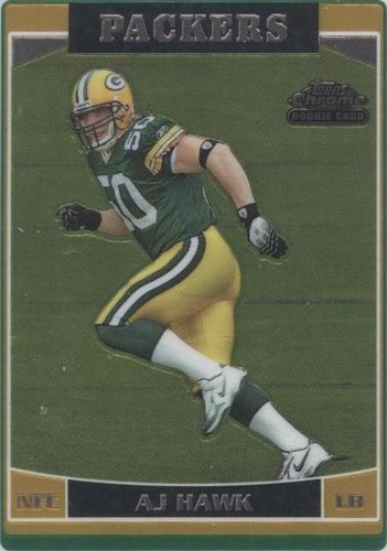 2006 Topps Chrome A.J. Hawk #222