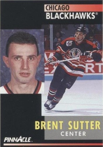 1991-92 Pinnacle - Brent Sutter #79