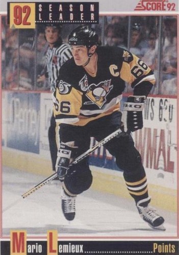 1992-93 Score - Mario Lemieux #413