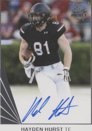 2018 Leaf Ultimate Draft Hayden Hurst #BA-HH1