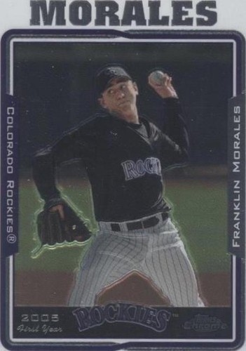 2005 Topps Chrome Update & Highlights - Franklin Morales #UH191