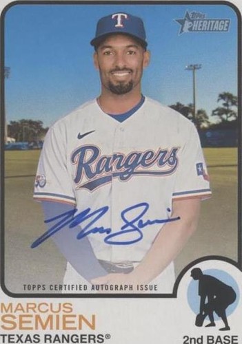 2022 Topps Heritage High Number - Marcus Semien #ROA-MS