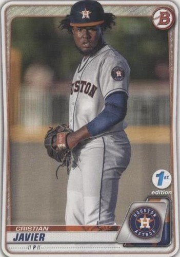 2020 Bowman 1st Edition - Cristian Javier #BFE-56