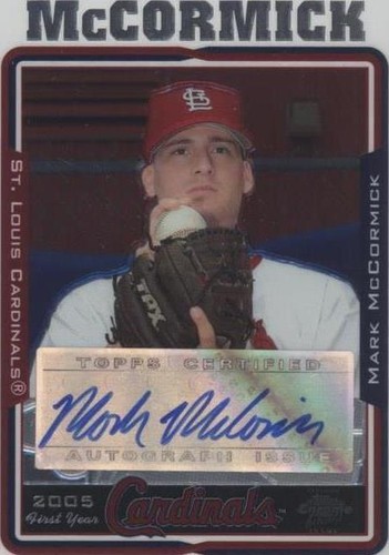 2005 Topps Chrome Update & Highlights - Mark McCormick #UH233