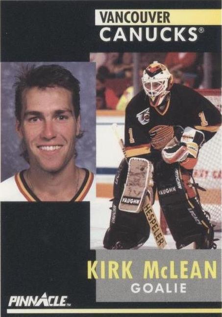 Pinnacle 1991-92 - Kirk McLean #158