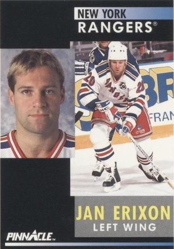 1991-92 Pinnacle - Jan Erixon #187