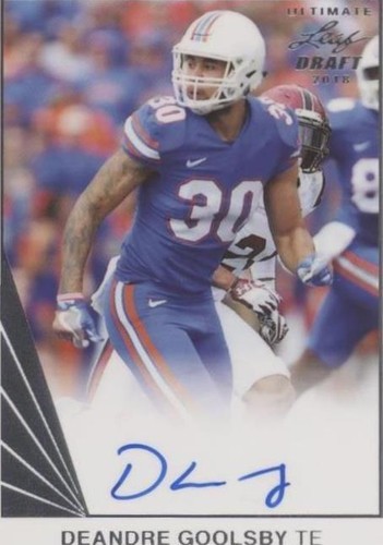 2018 Leaf Ultimate Draft DeAndre Goolsby #BA-DG2