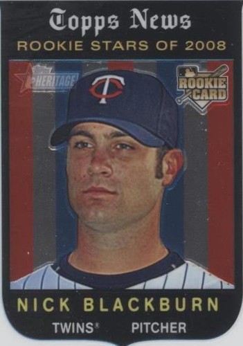 2008 Topps Heritage High Number - Nick Blackburn #C226