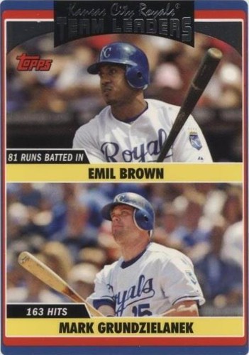 2006 Topps Updates & Highlights - Emil Brown Mark Grudzielanek #UH316
