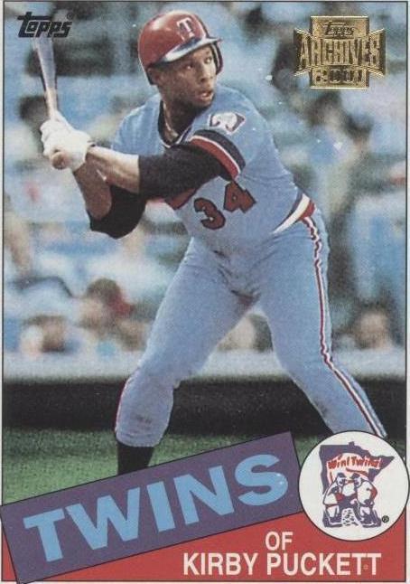 2001 Topps Archives - Kirby Puckett #85
