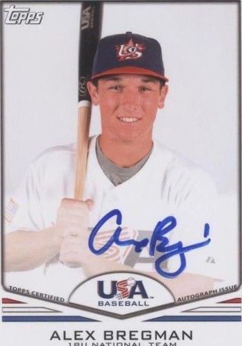 2011 Topps USA Baseball Team - Alex Bregman #USA-A44