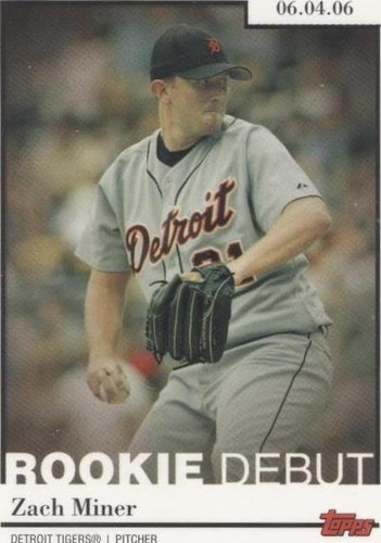2006 Topps Updates & Highlights - Zach Miner #RD-36