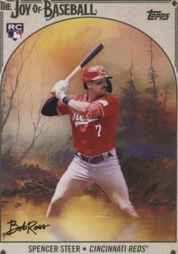 2023 Topps X Bob Ross The Joy of Baseball - Spencer Steer #3