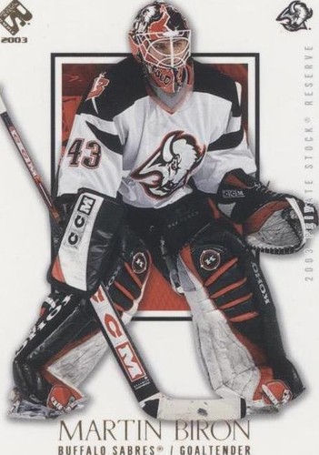 2002-03 Pacific Private Stock Reserve - Martin Biron #10