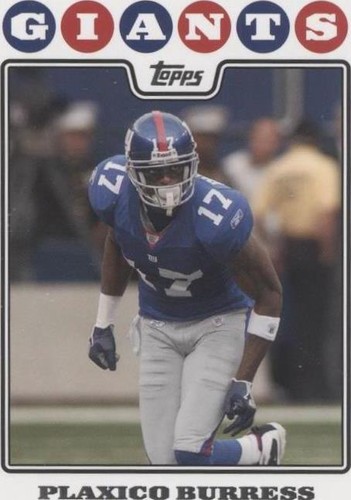 2008 Topps Plaxico Burress #127