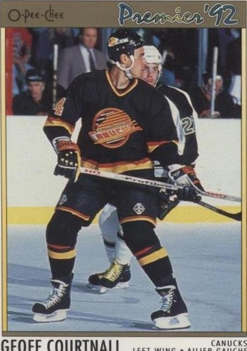 1991-92 O-Pee-Chee Premier - Geoff Courtnall #101