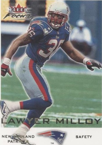 2000 Fleer Focus Lawyer Milloy #168
