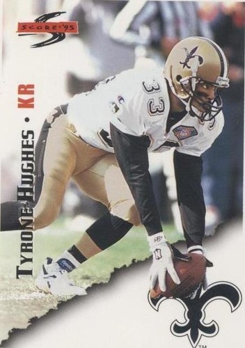 1995 Score Tyrone Hughes #17