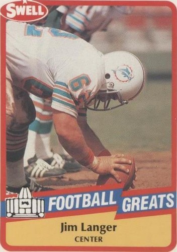 1989 Swell Football Greats Jim Langer #140