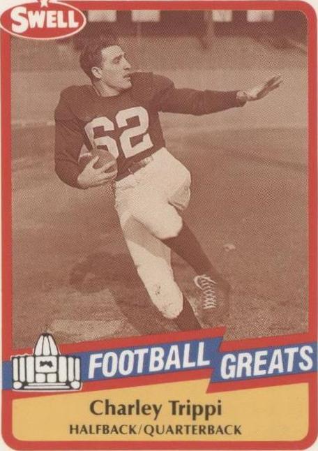 1989 Swell Football Greats Charley Trippi #58